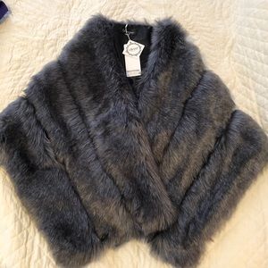 Faux Fur Shawl